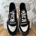 Burberry Regis Brown Black White Sneaker Sz 13 (46)