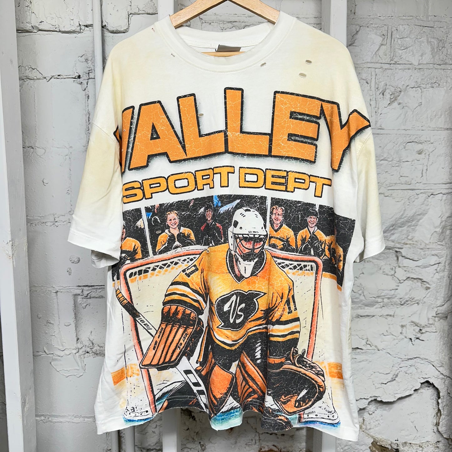 Vale Hockey White T-Shirt Sz XL