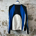 Vale Blue White Black Track Jacket Sz M