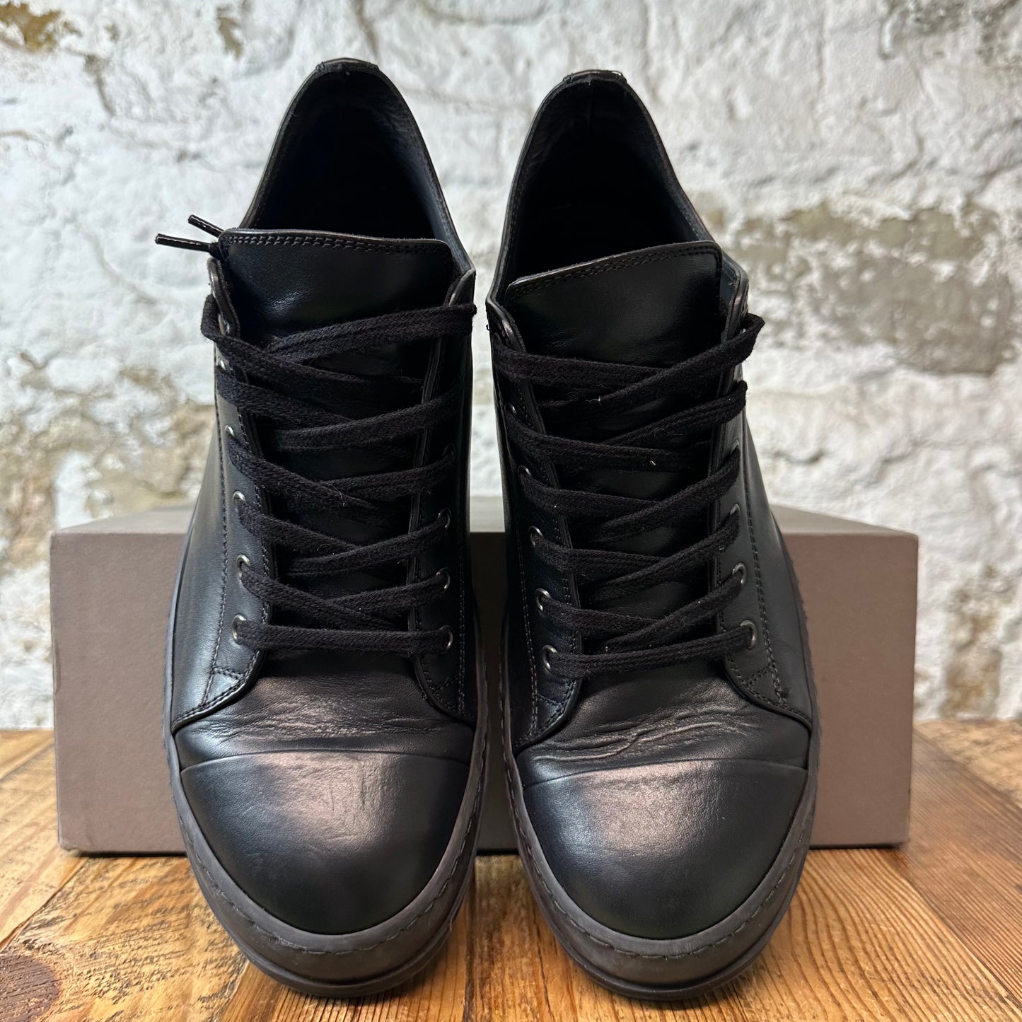 Rick Owens Triple Black Sneaker Sz 10 (43)