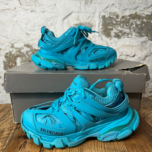 Balenciaga Track Runner Teal Blue Sneaker Sz 4.5 (36)