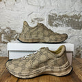 Gucci GG Monogram Ebony Run Sneaker Sz 9