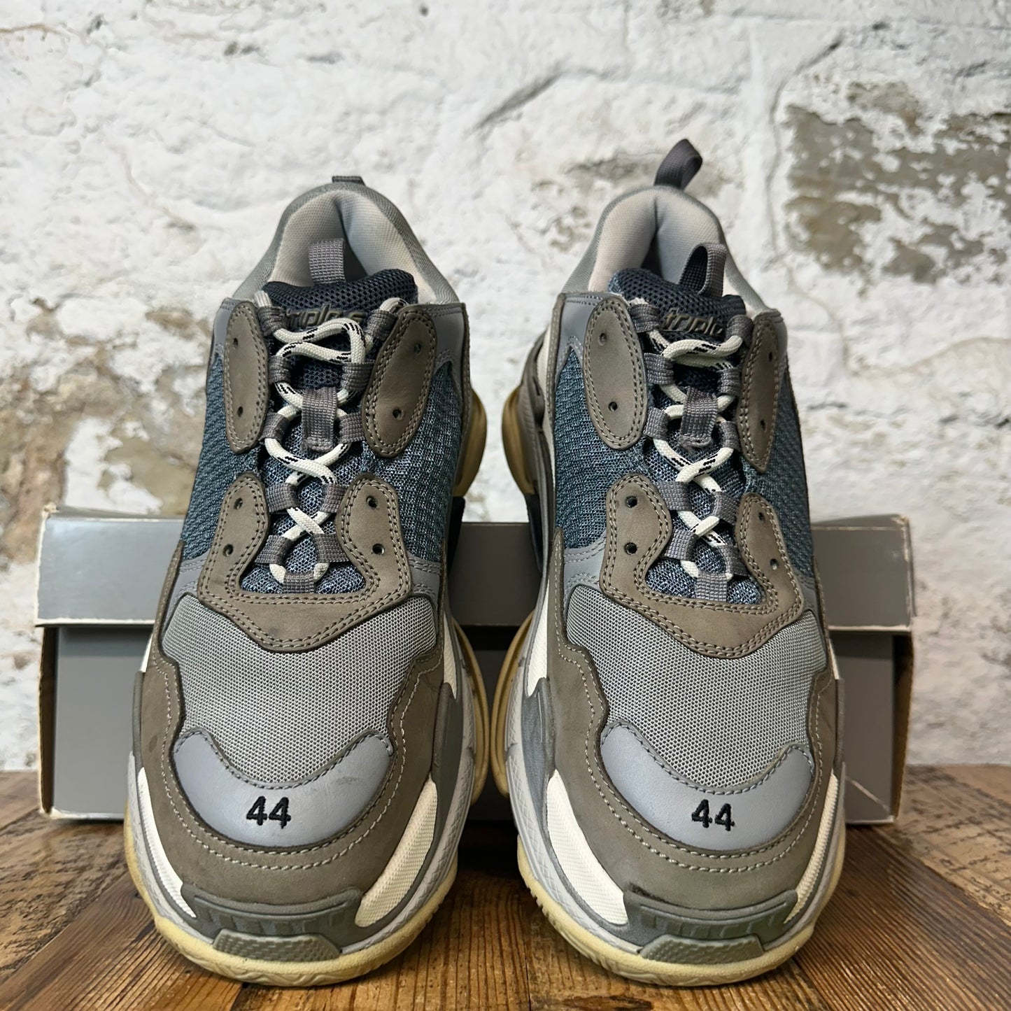 Balenciaga Triple S Steel Grey Sneaker Sz 11 (44)