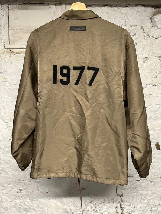 Fear of God Essentials 1977 Brown Coach Jacket Sz S
