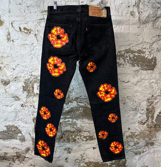 Denim Tears Offset CW Black Denim Jeans Sz 30