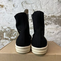 Rick Owens High Pentastitch Black Milk Sneaker Sz 9.5 (42.5)
