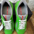 Prada Americas Cup Green Rubber Sneaker Sz 8 (41) DS