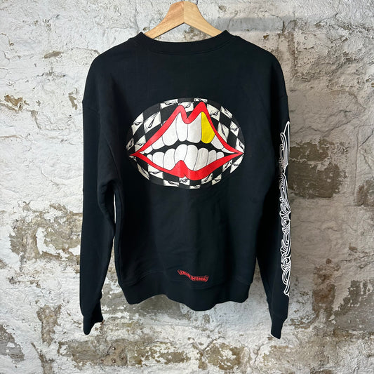 Chrome Hearts Matty Boy Chomper Crewneck Black Sz M