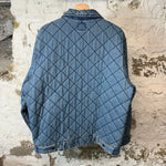 Supreme Dickies Quilted Blue Jacket Sz M