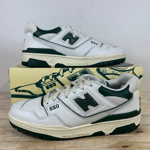 New Balance 550 Aime Leon Dore White Green Sz 8.5