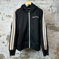 Palm Angels Black Beige Track Jacket Sz M