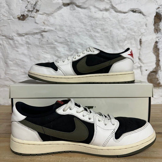 Air Jordan 1 Low Travis Scott Olive Sz 10 (11.5W)