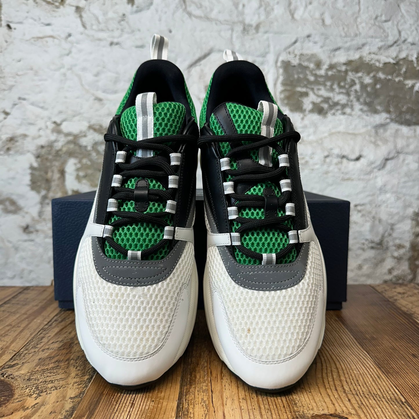 Dior B22 Green Black White Sneaker Sz 14 (47)