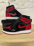 Air Jordan 1 High Patent Bred Sz 8 DS