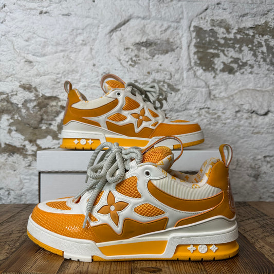 Louis Vuitton Orange Cream Skate Sneaker Sz 10 (8.5LV) No Box