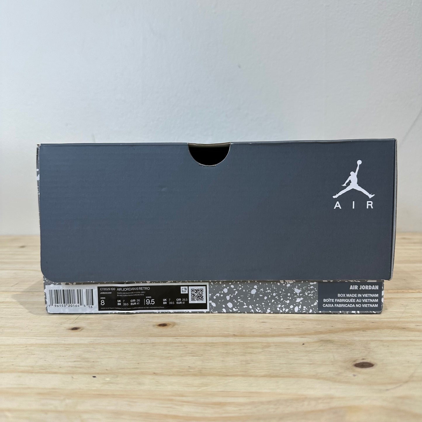 Air Jordan 6 Cool Grey Sz 8