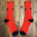 Chrome Hearts Red Black Foti Socks DS