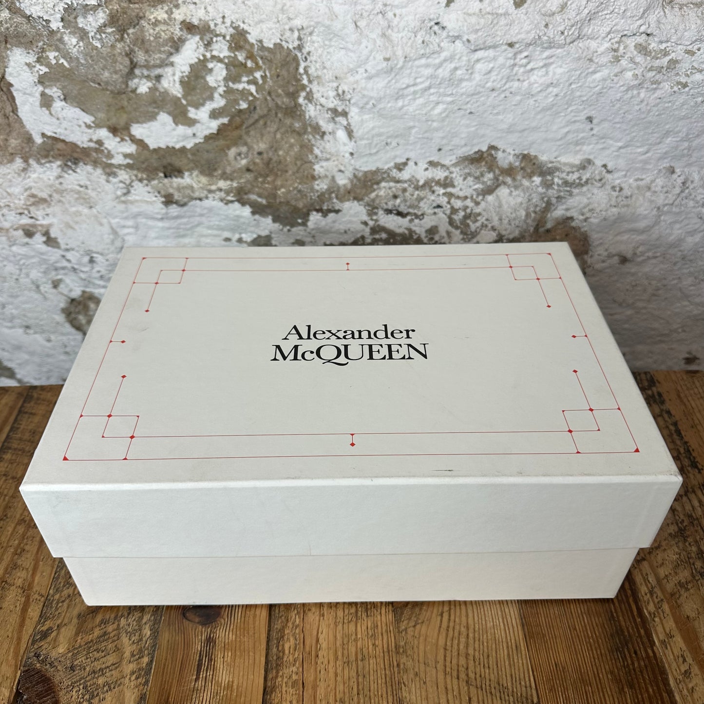 Alexander Mcqueen Black Tab White Bubble Sole Sneaker Sz 8.5 (41.5)