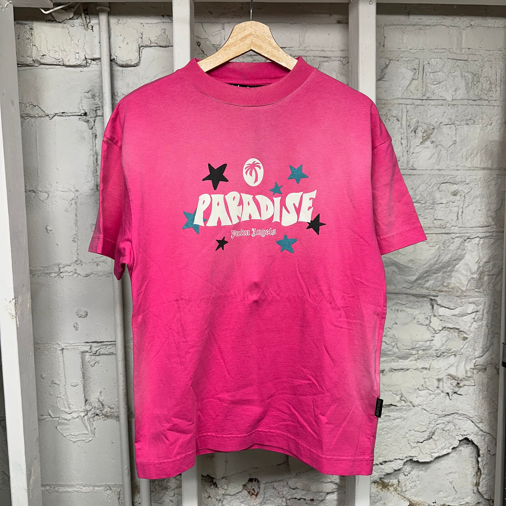 Palm Angels Paradise Pink T-Shirt Sz M