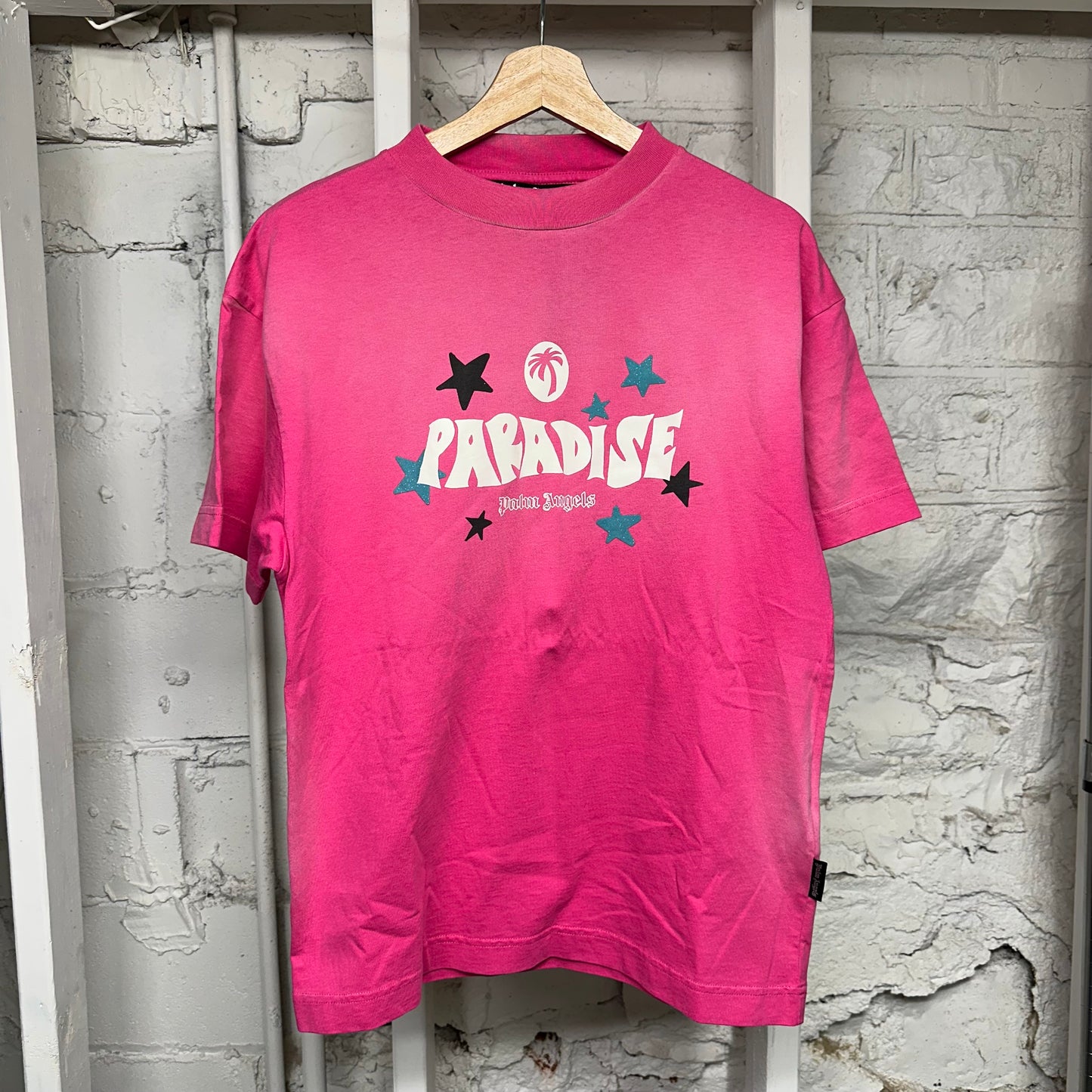 Palm Angels Paradise Pink T-Shirt Sz M