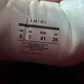 Amiri White Skeleton White Red Sneaker Sz 8 (41)