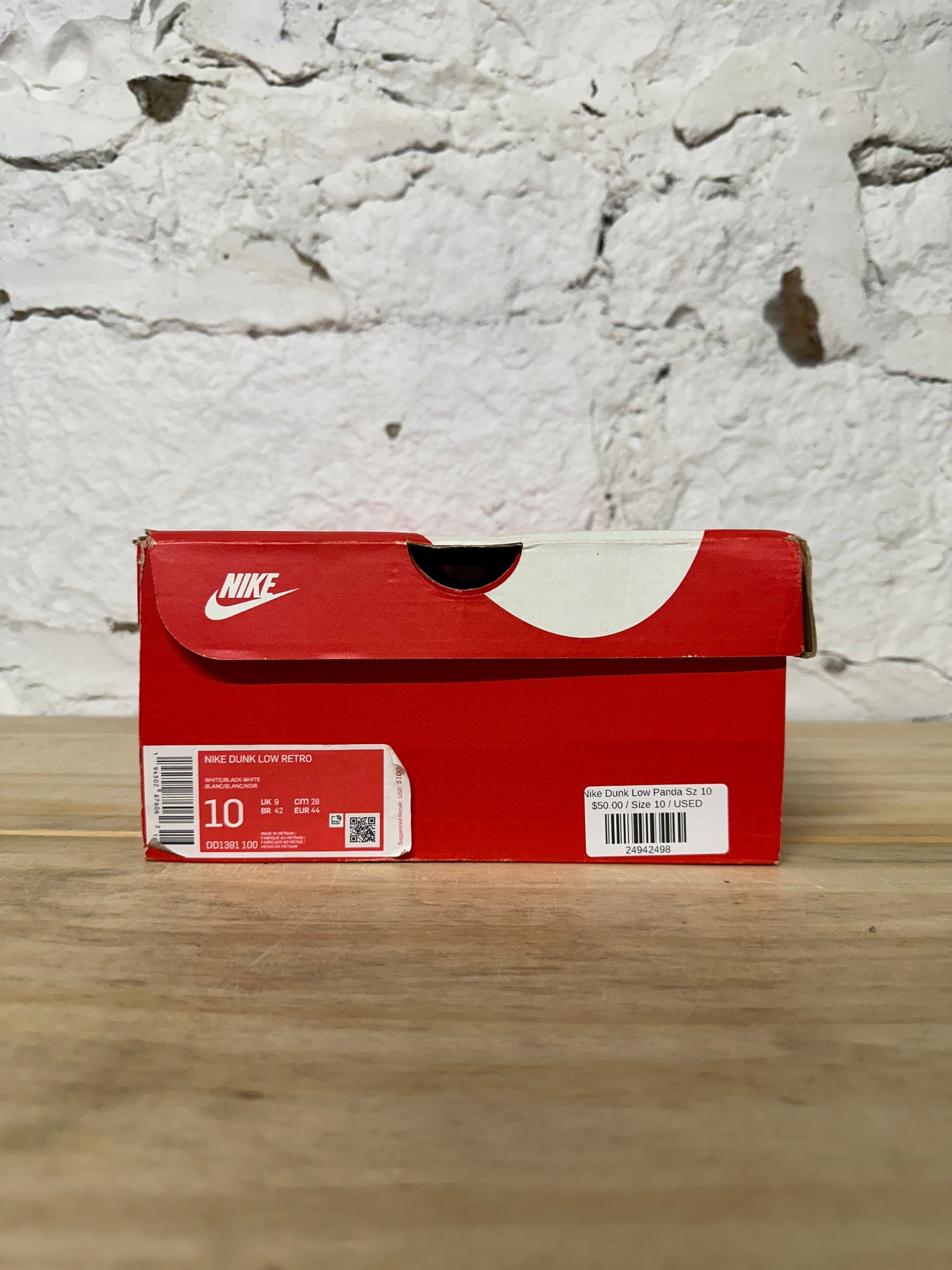 Nike Dunk Low Panda Sz 10