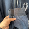 Chrome Hearts Horseshoe Black Thermal Zip Up Hoodie Sz S