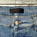 Amiri Varsity 22 Patch Blue Denim Jeans Sz 31