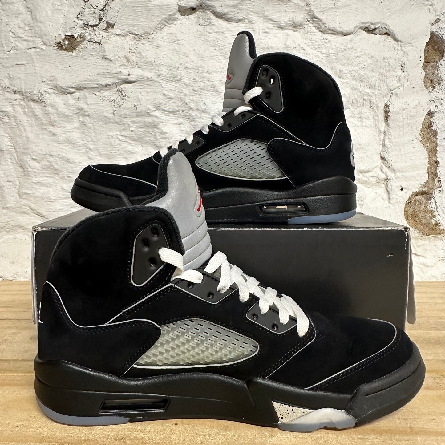 Air Jordan 5 Black Metallic Reimagined Sz 8