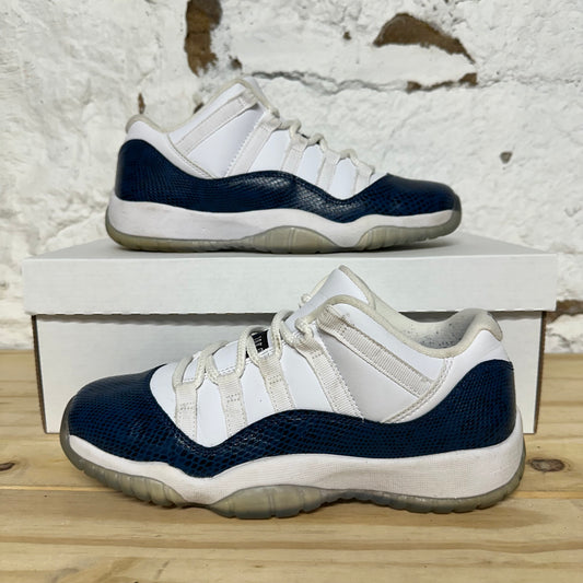 Air Jordan 11 Low Snake Navy Sz 7Y