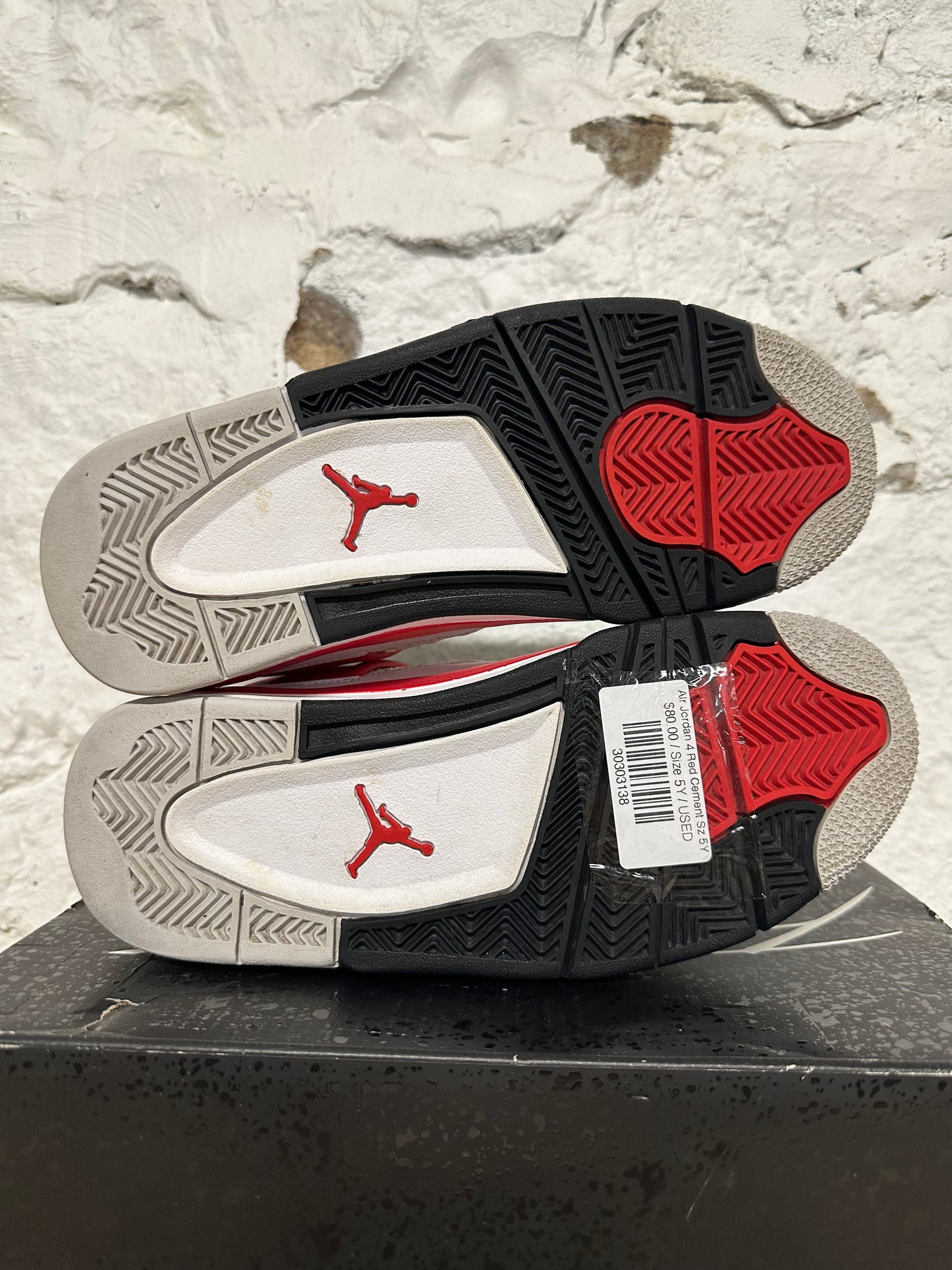 Air Jordan 4 Red Cement Sz 5Y