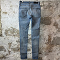 Amiri Plain Blue Denim Jeans Sz 28