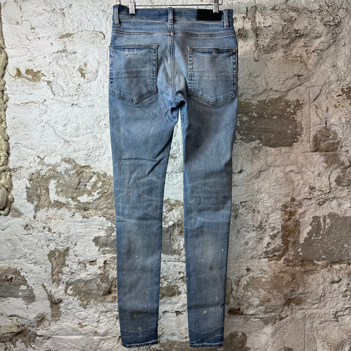 Amiri Plain Blue Denim Jeans Sz 28