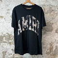 Amiri Cracked Collegiate Spell Black T-Shirt Sz S