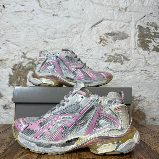 Balenciaga Runner Pink White Grey Sneaker Sz 6.5 (39)