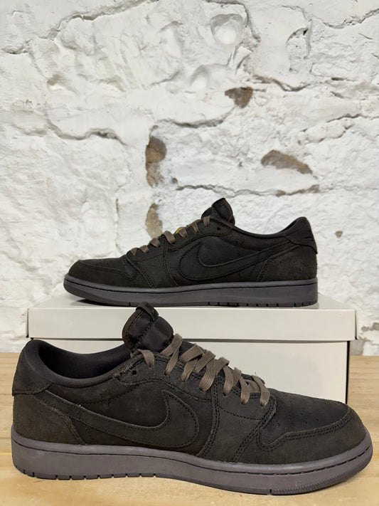 Air Jordan 1 Low Travis Scott Velvet Brown Sz 12