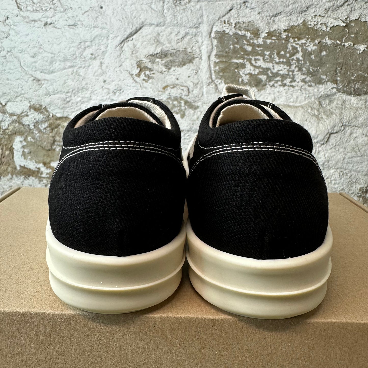 Rick Owens DRKSHDW Vintage Black Milk Sneaker DS