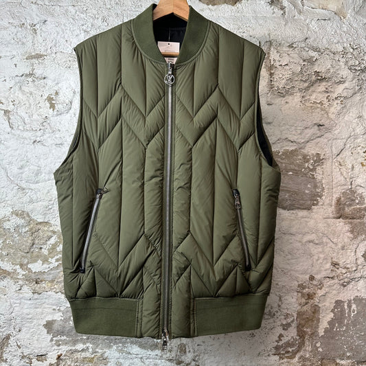 Louis Vuitton Chevron Quilted Reversible Down Vest Sz XXL (54)