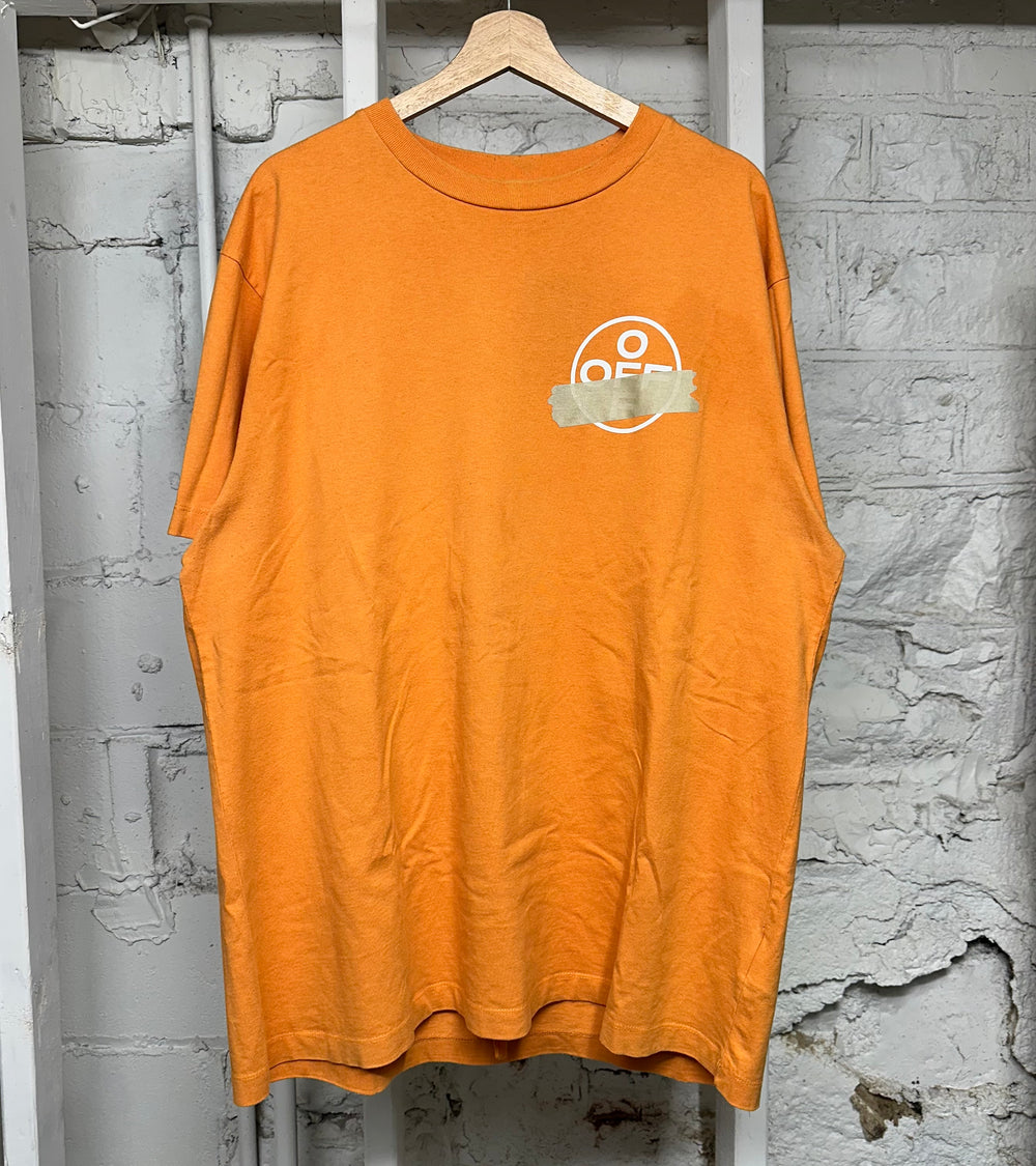 Off-White Orange Tape T-Shirt Sz S