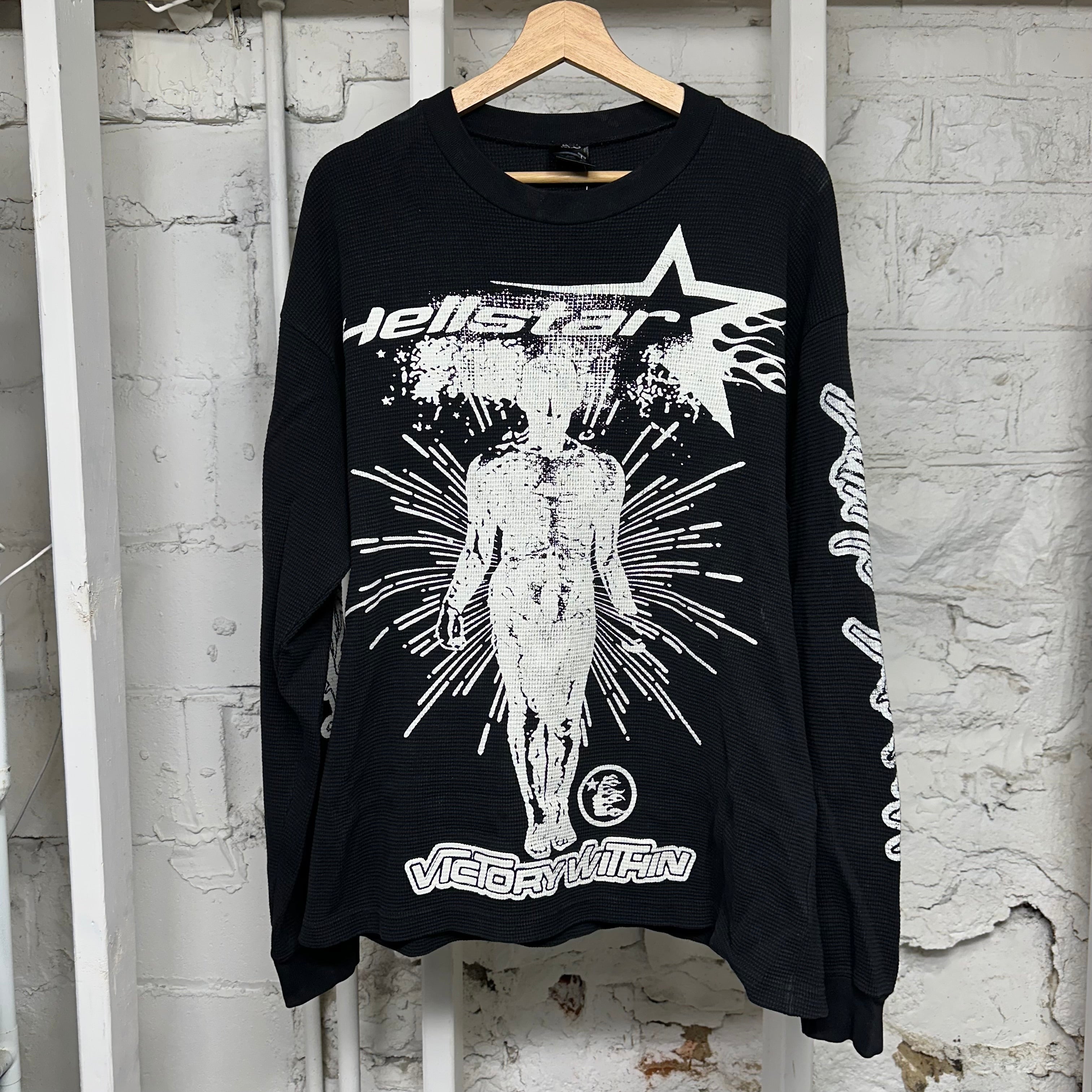 Hellstar Black Thermal Long Sleeve Sz M