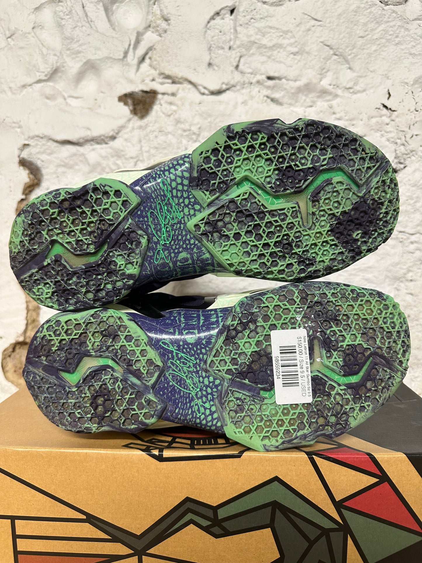 Nike Lebron 11 All Star Gumbo Sz 9.5