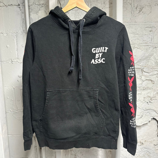 Anti Social Social Club Playboy Black Hoodie Sz S