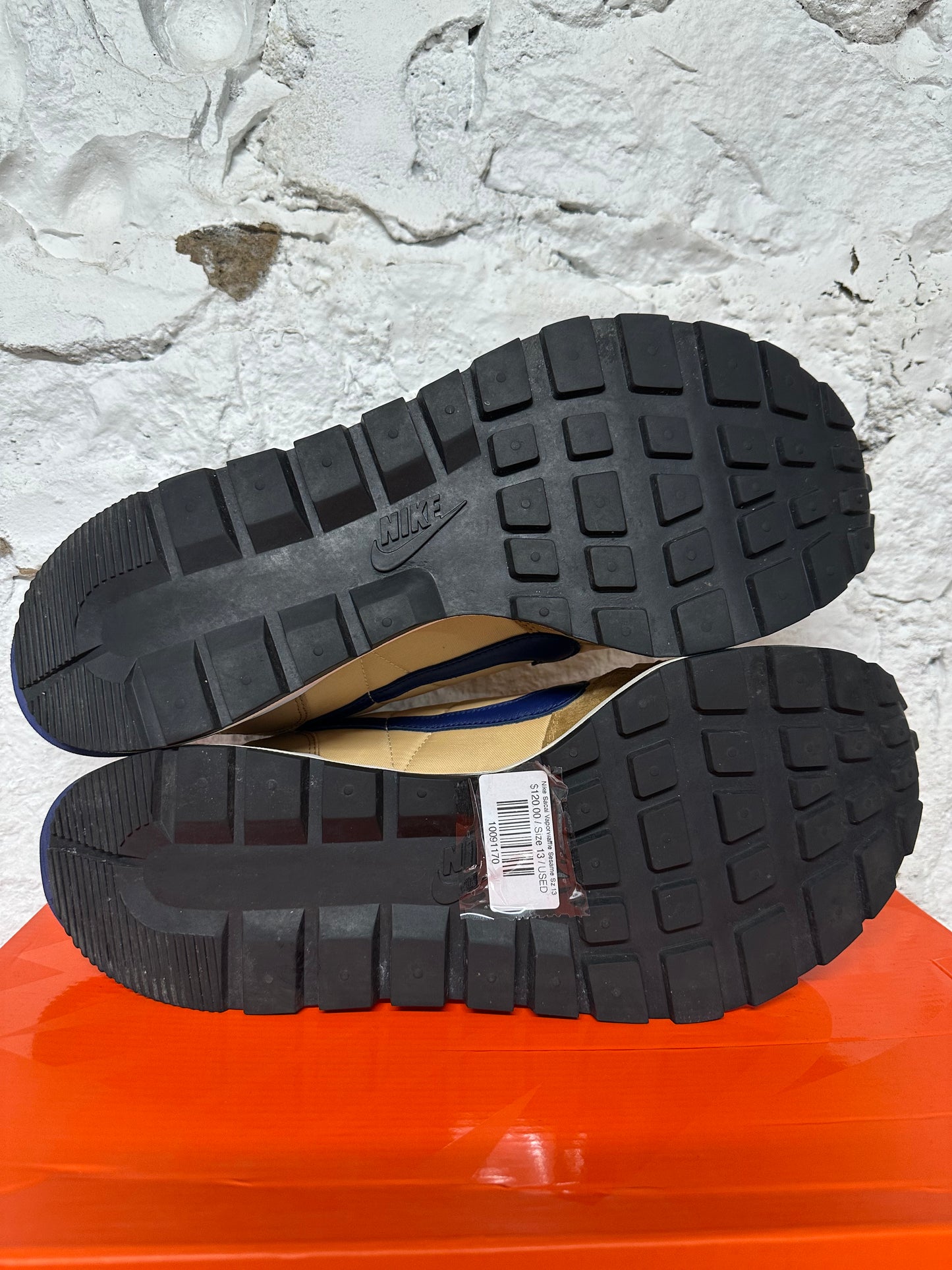 Nike Vaporwaffle Sacai Sesame Sz 13