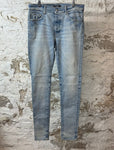 Amiri Plain Blue Denim Jeans Sz 33