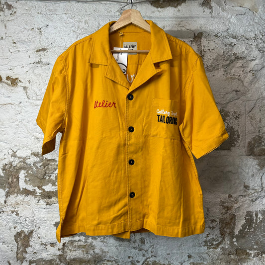 Gallery Department Atelier Parker Yellow Button Up Shirt Sz XL
