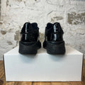 Giuseppe Zanotti Talon Tonal Black Patent Sneaker Sz 7 (40)