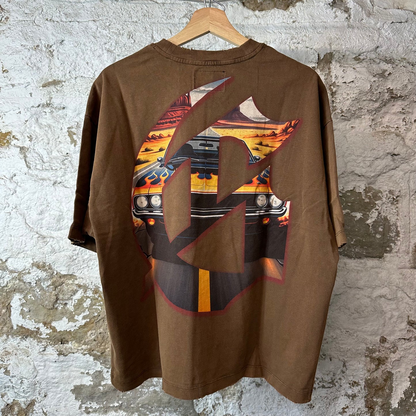 Godspeed On The Run Brown T-Shirt NEW