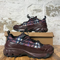 Burberry Arthur Deep Maroon Plaid Sneaker Sz 10 (43)