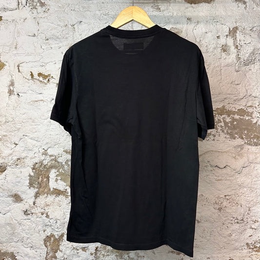 Amiri White Paisley Spell T-shirt Black Sz XS