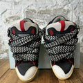 Lanvin Curb Black Red White Sneaker Sz 7 (40)